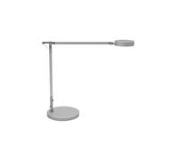 MAUL lampe de bureau LED MAULgrace | Lampe bureau de haute qualité avec bras double | Lampe à intensité variable | Lampe LED avec température de couleur 3000 - 6500K | Argenté, 27