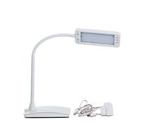 MAUL Lampe de Bureau LED MAULpearly, Lampe de Bureau Réglable de Haute Qualité, Lampe LED Puissante, Lampe Design avec Température de Couleur de 3000-6500K, Blanc