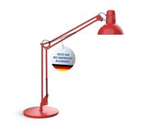 MAUL Lampe de bureau MAULstudy en métal LED professionnelle sur pied flexible sans ampoule Rouge