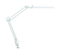 MAUL Lampe de bureau métal/plastique blanc H.max.450mm avec pince et LED Quantité:1