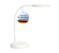 MAUL lampe LED MAULjoy | Lampe bureau sur pied stable | Petite lampe de bureau peu encombrante pour la table et le bureau | Luminaire flexible avec température de couleur de 3000K | Blanc