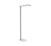 MAUL LED lampadaire MAULjura | Lampadaire à intensité variable de 4.000 K | Technique LED à haute efficacité énergétique | Eclairage direct & indirect | Lampadaire avec label GS | Argenté