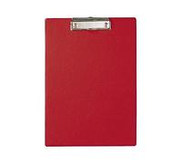 MAUL Lot de 12 Porte-blocs carton plastifié format A4 rouge
