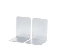 MAUL Serre-livres en aluminium 10 x 10 x 13 cm Lot de 2