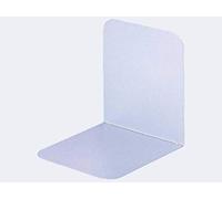 MAUL Lot de 2 serre-livres en métal - 140 x 120 x 140 mm - 0,8 mm - Blanc