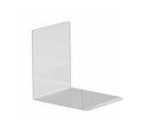 MAUL Lot de 4 Lots de 2 Serre-livres en Acrylique 10 x 8 x 10 cm Transparent