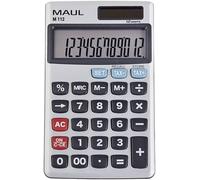 Maul M 12 Calculatrice de poche gris Ecran: 12 à pile(s), solaire