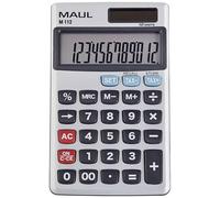 Maul M 12 Calculatrice de poche gris Ecran: 12 à pile(s), solaire
