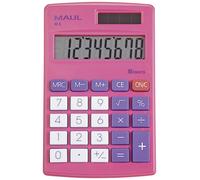 Maul M 8 Calculatrice de poche rose Ecran: 8 à pile(s), solaire