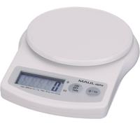 Maul MAULalpha Pèse-lettre 1645002 Plage de pesée (max.) 5 kg Lisibilité 1 g à pile(s) blanc