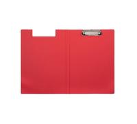 MAUL MAULbalance Porte-bloc A4 - Conférencier en carton au look élégant - Pince métallique moderne pour ranger le papier - Porte-documents pour bureau, cuisine et atelier - Rouge