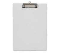 MAUL MAULflexx Porte-Bloc A4 Format A4 pour Documents - Porte-Bloc Résistant - Œillet de Suspension Rétractable - Porte-Bloc avec Pince à Étrier pour Papier en Vrac - Blanc
