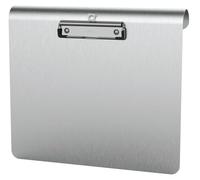 MAUL MAULmedic - Porte-bloc à suspendre - Format A4 - Aluminium anodisé/acier inoxydable - Épaisseur de la plaque : 0,12 cm - Largeur de la pince : 0,8 cm - Argenté