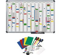 MAUL MAULoffice avec set d'accessoires Tableau de planification 90,0 x 60,0 cm