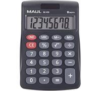 Maul MJ 450 Calculatrice de bureau noir Ecran: 8 à pile(s), solaire (l x H) 113 mm x 72 mm