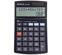 Maul MTL 600 Calculatrice de bureau noir Ecran: 12 à pile(s), solaire
