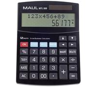 Maul MTL 800 Calculatrice de bureau noir Ecran: 12 à pile(s), solaire