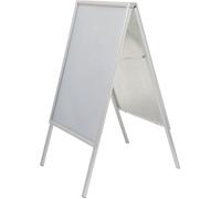 MAUL Panneau de trottoir MAULpublic format vertical A1 aluminium 75.6 x 62.4 x 111.5 cm argenté