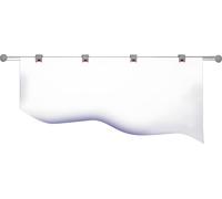 MAUL Panneau d'information aluminium à visser 104.5 x 3.8 x 3.8 cm gris