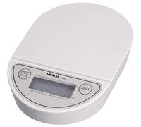 MAUL Pèse-lettres électronique MAULoval 1622002 – 2 kg, lisibilité 1 g – à piles, blanc