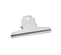 MAUL Pince à Papier MAULbasic en Métal, Pince Vintage avec Clip de Fermeture large 12 cm et largeur de Pince 3 cm, Gadget pour la Maison, la Cuisine, le Bureau et Projet de Bricolage, Argenté