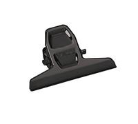 MAUL Pince à Papier MAULpro en Métal (2 Pièces), Pince avec Clip de Fermeture large 5, 5 cm et largeur de Pince 1, 2 cm, Gadget pour la Maison, la Cuisine, le Bureau et Projet de Bricolage, Noir