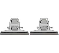 MAUL pince à papier MAULpro en métal | Pince moderne avec clip de fermeture large 5,5cm et largeur de pince 1,2cm | Gadget pour la maison, la cuisine, le bureau et projet de bricolage | Argenté