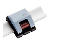 MAUL Pince à Rouleaux V, Pinçage Automatique, Coulissante, 33 x 38 x 20 mm, Grise, 10 Pièces