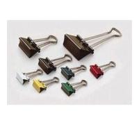 MAUL Boîte de 12 pinces double clip 213 19 mm écartement 7 mm assorties
