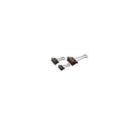 Pince double clip 213, noir, (L)41 mm, écartement: 19mm