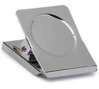 MAUL Pince-Papier avec Aimant, Acier, largeur 40 mm, ouverture 23 mm, Résitance 1, 2 kg, Coloris Argent Clair, 1 Pièce (Lot de 5)