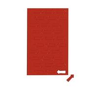 MAUL Planche Symboles magnétiques flèche 1 x 2 cm 30 pcs Rouge