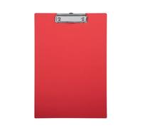 MAUL Porte-bloc à pince MAULbalance, A4, carton, rouge | repérage rapide, découpe facile, surface annotable, adhère au métal, organisation nette