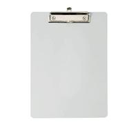 MAUL Porte-bloc A4 gris MAULoutdoor pince métal tenue sûre | jusqu’à 80 feuilles bien maintenues, plaque flexible résistante, œillet d’accrochage, surface lisse pour écrire