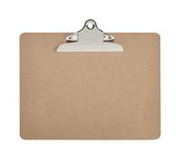MAUL Porte Bloc A4 MAULclassic, Porte-Bloc en Bois avec Pince Nostalgique, Format Din A4 Paysage, avec Fixation pour Accrocher au Mur, pour le Bureau, la Cuisine et l'Atelier, Bois