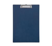 MAUL porte bloc A4 | Porte bloc en carton au look élégant | Pince métallique moderne pour ranger le papier | Bleu