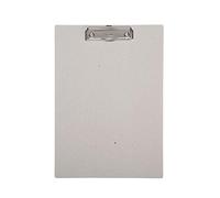 Porte-bloc, en carton avec pince, A4, gris