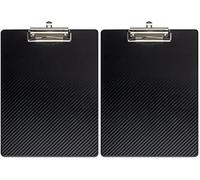 MAUL Porte-bloc MAULflexx très robuste A4 patte d'accrochage rétractable Noir (Lot de 2)