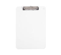 MAUL Porte-bloc plastique 2340505 – A4 avec pince métallique et patte d'accrochage, transparent
