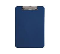 MAUL Porte - bloc plastique avec pince métallique Format A 4 pratique: avec patte d'accrochage 2340537 bleu