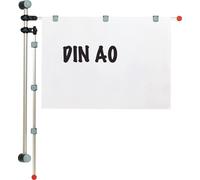 MAUL Porte-plans mural A0 9 x 140 x 108 cm gris