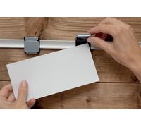 MAUL Porte-plans mural avec 4 clips, longueur : 1.045 mm fixation murale invisible, matériel de montage inclus, - 1 pièce (6251185)
