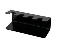 MAUL porte tampon en métal 15,5x6x6,5 cm | Organiseur bureau pour 4 tampons | Porte-tampon élégant en version droite | Rangement bureau pour le bureau et l'étagère | Noir