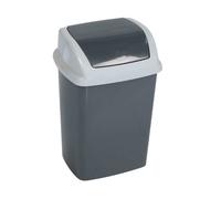 MAUL Poubelle MAULswing 5 l Plastique 20 x 16 x 29 cm gris foncé