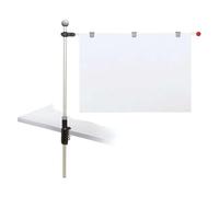 MAUL Porte-plan table pied de serrage 5.7 x 109 x 134 cm gris