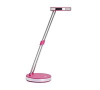 MAUL Puck Luminaire de Table LED 1300 lux bras télescopique en métal hauteur environ 33 cm Fuchsia