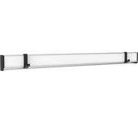 MAUL Rail Pince Multifonctionnel MAULtalent 50 cm, Barre de Serrage Murale en Aluminium pour Accrocher des dessins, des Plans ou des Photos, Organisateur pour le Bureau et l'Atelier, Blanc