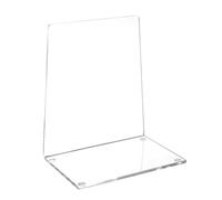 Maul Serre Livre en Acrylique (2 Pièces) 13, 6 x 9, 3 x 15, 8 cm, Organisateur, Décoration pour l'Étagère, Le Bureau et la Maison, Acrylique Élégant au Design Stylé, Protège Les Meubles, Transparent