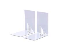 MAUL Serre-Livre en Métal (2 Pièces) 14 x 8, 5 x 14 cm, Organisateur, Décoration pour le Livre, l'Étagère, le Bureau et la Maison, Métal Élégant dans un design Stylé, Protège les Meubles, Gris
