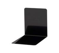 MAUL Serre-Livre en Métal (2 Pièces) 14 x 12 x 14 cm, Organisateur, Décoration pour Le Livre, l'Étagère, Le Bureau et la Maison, Métal Magnétique au Design Élégant, Protège Les Meubles, Noir